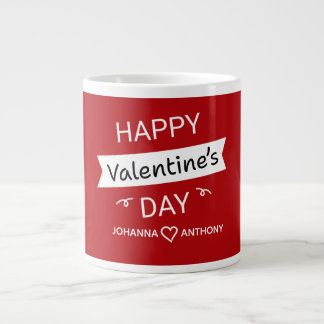 Happy Valentine’s Day – Cute Valentine Love Custom Grote Koffiekop