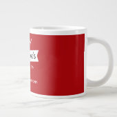 Happy Valentine’s Day – Cute Valentine Love Custom Grote Koffiekop (Rechts)