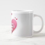 Happy Valentine’s Day Heart Mug Grote Koffiekop (Rechts)