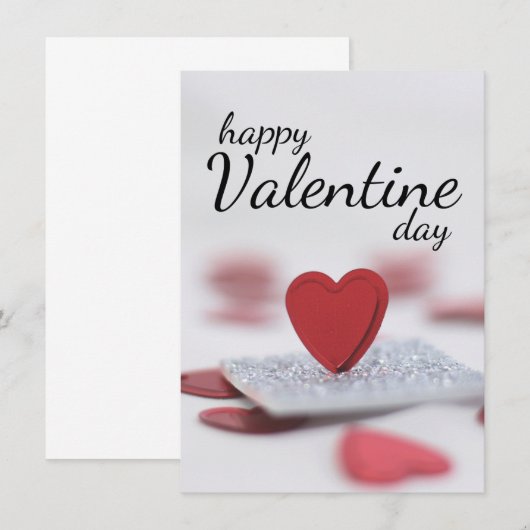 Happy Valentine’s Day Kaart (Voorkant / Achterkant)