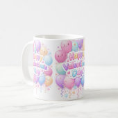 Happy Valentine’s Day Mug – Cute Love Gift Koffiemok (Voorkant links)