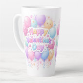 Happy Valentine’s Day Mug – Cute Love Gift Latte Mok (Linkerhoek)