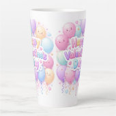 Happy Valentine’s Day Mug – Cute Love Gift Latte Mok (Voorkant)