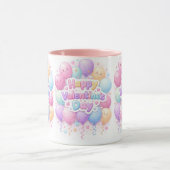 Happy Valentine’s Day Mug – Cute Love Gift Mok (Midden)