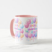 Happy Valentine’s Day Mug – Cute Love Gift Mok (Voorkant links)