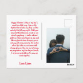 Happy Valentine’s Day Music of Love Briefkaart (Achterkant)