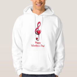 Happy Valentine’s Day Music of Love Hoodie