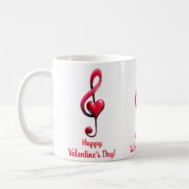Happy Valentine’s Day Music of Love Koffiemok