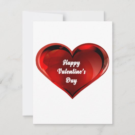 Happy Valentine’s Day Note Card Notitiekaartje (Voorkant)