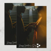 Happy Valentine’s Day – Romantic Love Greeting Car Feestdagenkaart (Voorkant / Achterkant)