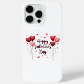 Happy Valentine’s Day Romantic Phone Case (Achterkant)