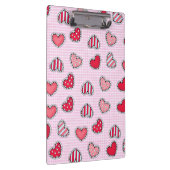 Happy Valentine’s Day Romantic Red Heart Keepsake Klembord (Rechts)