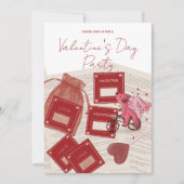 Happy Valentine’s Day – Tickets & Puppy on Bicycle Kaart (Voorkant)