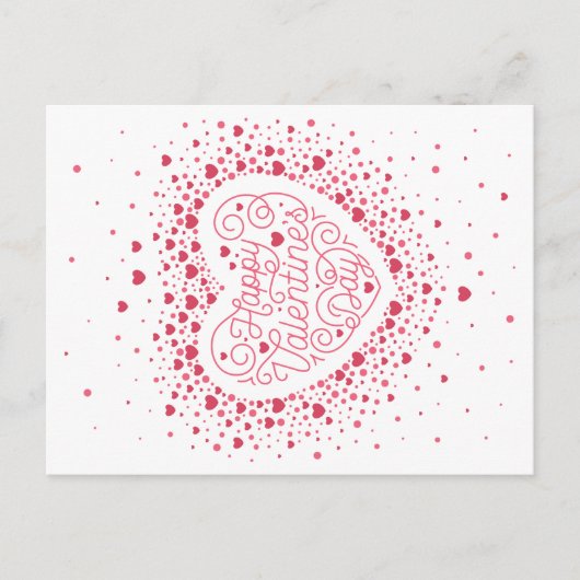 HAPPY VALENTINE"S DAY / Valentine's Day Postcard Feestdagenkaart (Voorkant)