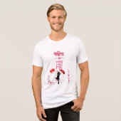 Happy Valentine’s Day – You and Me Romantic Love Tri-Blend Shirt (Voorkant volledig)