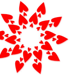 Happy Valentine’s Star Hearts Coffee Mug Koffiemok