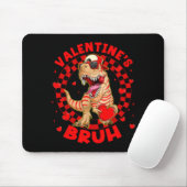Happy Valentine's Bruh Funny Dinosaur Valentine Me Muismat (Met muis)