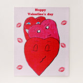 HAPPY VALENTINES DAAG MET LIEFDE LEGPUZZEL (Verticaal)
