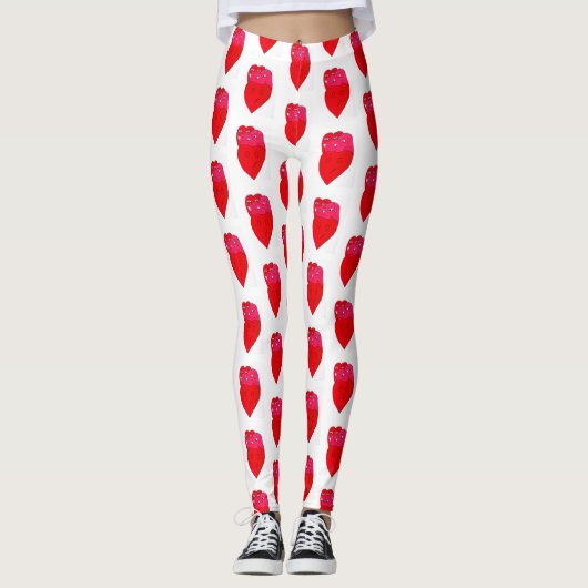 HAPPY VALENTINES DAAG MET VERLICHTE LEGGINGS (Voorkant)