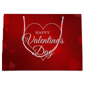 HAPPY VALENTINE'S DAG GROTE HARTBOKEH GROOT CADEAUZAKJE (Voorkant)