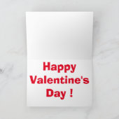 "HAPPY VALENTINE'S DAG" MET VISSEN FEESTDAGEN KAART (Binnen)