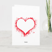 HAPPY VALENTINE'S DAG OP je speciale persoon Feestdagen Kaart (Achterkant)