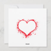 HAPPY VALENTINE'S DAG OP je speciale persoonlijke  Feestdagenkaart (Achterkant)