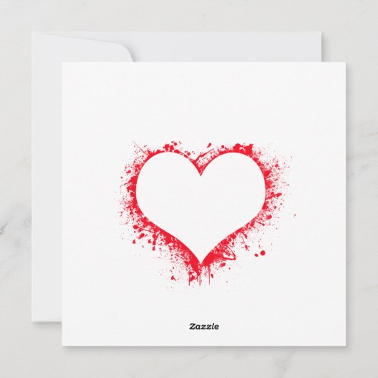 HAPPY VALENTINE'S DAG OP je speciale persoonlijke  Feestdagenkaart (Achterkant)