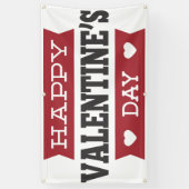 Happy Valentines dag Spandoek (Verticaal)