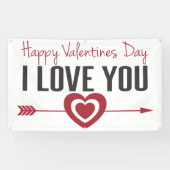 Happy Valentines dag Spandoek (Horizontaal)