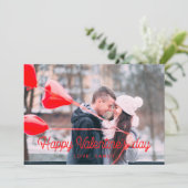Happy Valentine's dagfotokaart Feestdagenkaart (Staand voorkant)