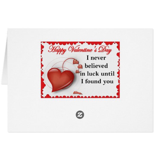 Happy Valentine's Day (Achterkant Horizontaal)