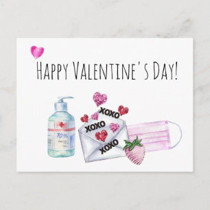 Happy Valentine's Day 2021 Quarantine Briefkaart