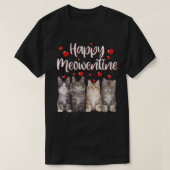 Happy Valentines Day 2022 Cute Cats Kitten Matchin T-shirt (Design voorkant)
