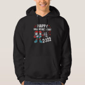 Happy Valentines Day 2022 Dabbing Heart Dab Face M Hoodie (Voorkant)