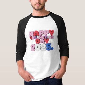 Happy Valentine's Day 2025 T-shirt - Schattige Val