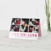 Happy Valentines Day 5 Foto Feestdagen Kaart (Voorkant)