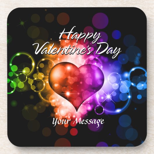 Happy Valentine's Day 5 Onderzetter (Voorkant)