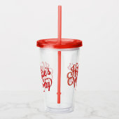 Happy Valentines Day Acryl Drinkbeker (Rechts)