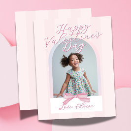 Happy Valentine's Day Arch Photo Bow Card Feestdagenkaart