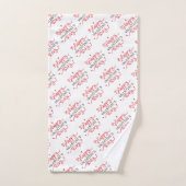 Happy Valentines Day Bad Handdoek (Handdoek)