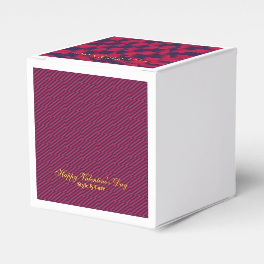 Happy Valentine's Day Bedankdoosjes (Voorkant Zijde)