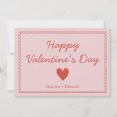 Happy Valentines Day Bedankkaart (Voorkant)