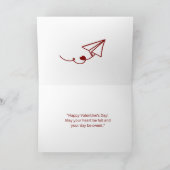 Happy Valentine's Day Bedankkaart (Binnen)