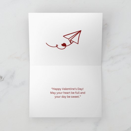 Happy Valentine's Day Bedankkaart (Binnen)