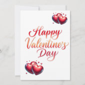 Happy Valentines Day Bedankkaart (Achterkant)