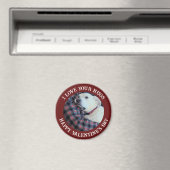 Happy Valentine's Day Best Daddy Schattige Dog Fot Magneet (Insitu (Vaatwasser))