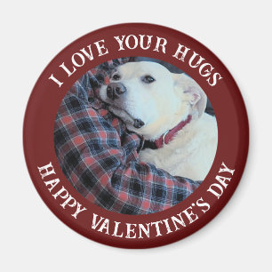 Happy Valentine's Day Best Daddy Schattige Dog Fot Magneet