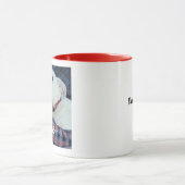 Happy Valentine's Day Best Daddy Schattige Dog Fot Mok (Midden)