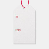 Happy Valentines Day Boston Terrier Dog Cadeaulabel (Achterkant)